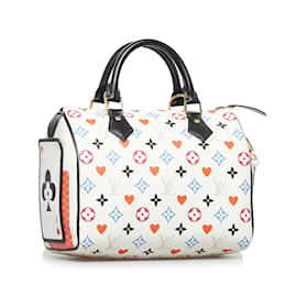 Louis Vuitton-LOUIS VUITTON Handbags Speedy Bandouliere-White