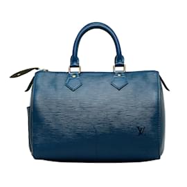 Louis Vuitton-LOUIS VUITTON Sacs à main Speedy-Bleu