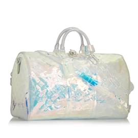 Louis Vuitton-LOUIS VUITTON Travel bags Keepall-White