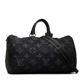 Louis Vuitton-LOUIS VUITTON Travel bags Keepall-Black