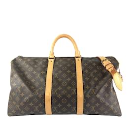Louis Vuitton-LOUIS VUITTON Travel bags Keepall-Brown