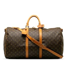 Louis Vuitton-LOUIS VUITTON Travel bags Keepall-Brown