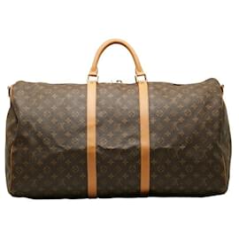 Louis Vuitton-Louis Vuitton Keepall Bandouliere 60-Marrone