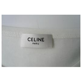 Céline-Camiseta CELINE Anchor nuevo TXS Collector-Blanco
