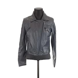 Max & Moi-Leather jacket-Blue