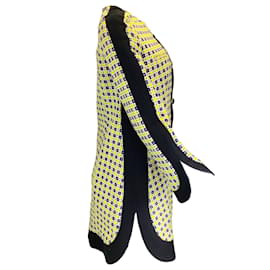 Autre Marque-Marni Yellow / White / Blue / Black Woven Cotton Coat-Multiple colors