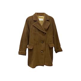 Max Mara Brown Wool Jacket M Brown