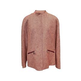 Burberry Red Wool Jacket L Red