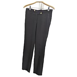 Versace-Pants, leggings-Black