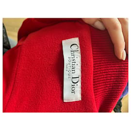 Christian Dior-Giacca Christian Dior / Jeans / cappotto - Dall'autunno/Inverno 2004-Rosso,Blu,Multicolore,Blu chiaro,Monogramma