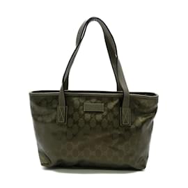 Gucci-GG Imprime Tote Bag 211138-Brown