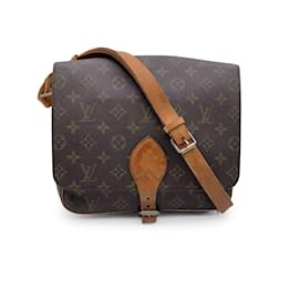Louis Vuitton-Vintage Canvas Cartouchiere MM Messenger Bag M51253-Brown