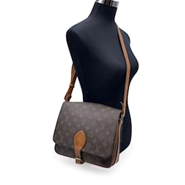 Louis Vuitton-Vintage Canvas Cartouchiere MM Messenger Bag M51253-Brown