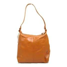 Chanel-CC Leather Hobo Bag-Brown