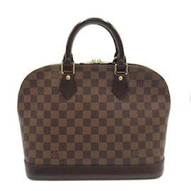 Louis Vuitton-Louis Vuitton Damier Ebene Alma PM  Canvas Handbag N51131 in Excellent condition-Brown