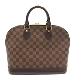 Louis Vuitton-Louis Vuitton Damier Ebene Alma PM  Canvas Handbag N51131 in Excellent condition-Brown
