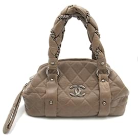 Chanel-CC Matelasse Puffy Dome Bag-Brown