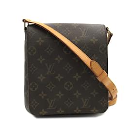 Louis Vuitton-Monograma Musette Salsa Alça longa M51387-Marrom