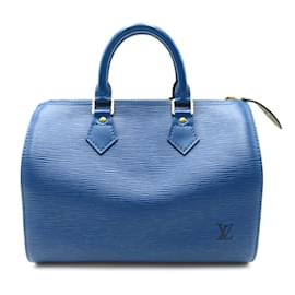 Louis Vuitton-Epi Speedy 25 M43015-Bleu