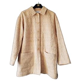 Chanel-CHANEL AUTUMN 1999 jacket resin buttons-Beige