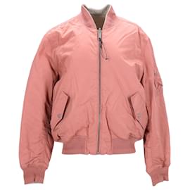 Tommy Hilfiger-Mens Lewis Hamilton Reversible Bomber Jacket-Peach