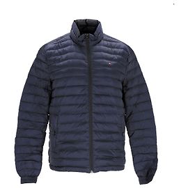 Tommy Hilfiger Giacca imbottita da uomo a maniche lunghe Blu navy