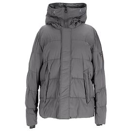 Tommy Hilfiger Stretch-Bomberjacke für Herren mit Kapuze Grau