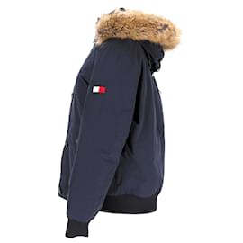 Tommy Hilfiger-Herren-Daunen-Bomberjacke-Blau