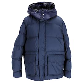 Tommy Hilfiger-Herren-Bomberjacke mit Kapuze-Blau