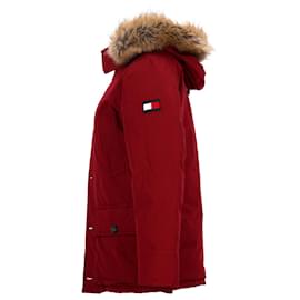 Tommy Hilfiger-Daunenparka-Jacke für Herren-Rot