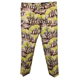 Marni-Marni Forest Printed Trousers in Multicolor Viscose-Multiple colors