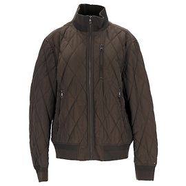 Tommy Hilfiger Herren-Bomberjacke mit Rautensteppung Grün Olivgrün