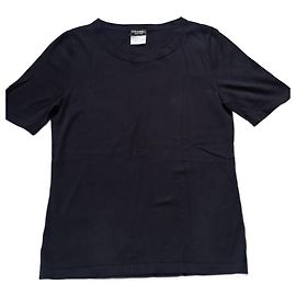 Camiseta Chanel Uniform de algodón azul marino Azul marino