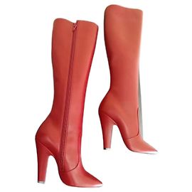 botas saint laurent nuevas Roja
