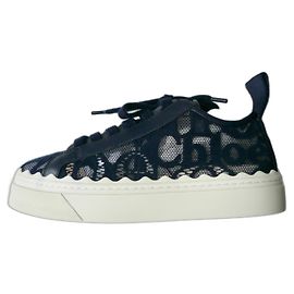 Chloé CHLOE Sneakers bleu dentelle neuves T36 EU Dunkelblau