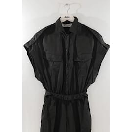 Iro-Cotton jumpsuit-Black