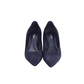 Louis Vuitton-Leather Heels-Blue