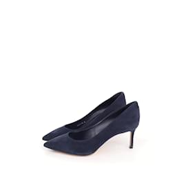 Louis Vuitton-Leather Heels-Blue