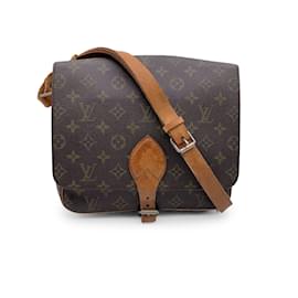 Louis Vuitton-Louis Vuitton Crossbody Bag Vintage Cartouchiere-Brown