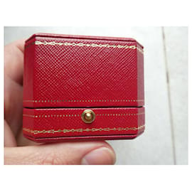Cartier-scatola cartier per anello vintage-Rosso