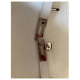 Hermès-Handbags-White
