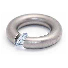Autre Marque-NIESSING AKROBAT ring.-Silvery,Light blue