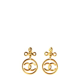 Chanel-Pendientes CHANEL T.  metal-Dorado