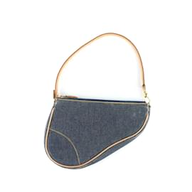 Dior-DIOR Handtaschen T.  Denim Jeans-Marineblau