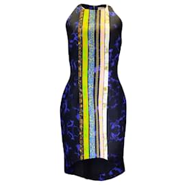 Autre Marque-Josh Goot Black Multi Printed Sleeveless Silk Dress-Multiple colors