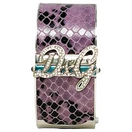 Dolce & Gabbana-DOLCE & GABBANA purple bracelet-watch Jaws Medium DW model0136-Dark purple