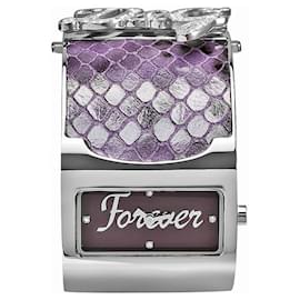 Dolce & Gabbana-DOLCE & GABBANA purple bracelet-watch Jaws Medium DW model0136-Dark purple
