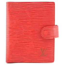 Louis Vuitton-Louis Vuitton Couverture carnet de note-Red