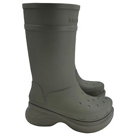Balenciaga Crocs Boots in Army Green EVA Green Olive green