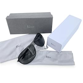 Christian Dior-Schwarze Pilotenbrille von Dior1 Sonnenbrille mit Kristallen-Schwarz